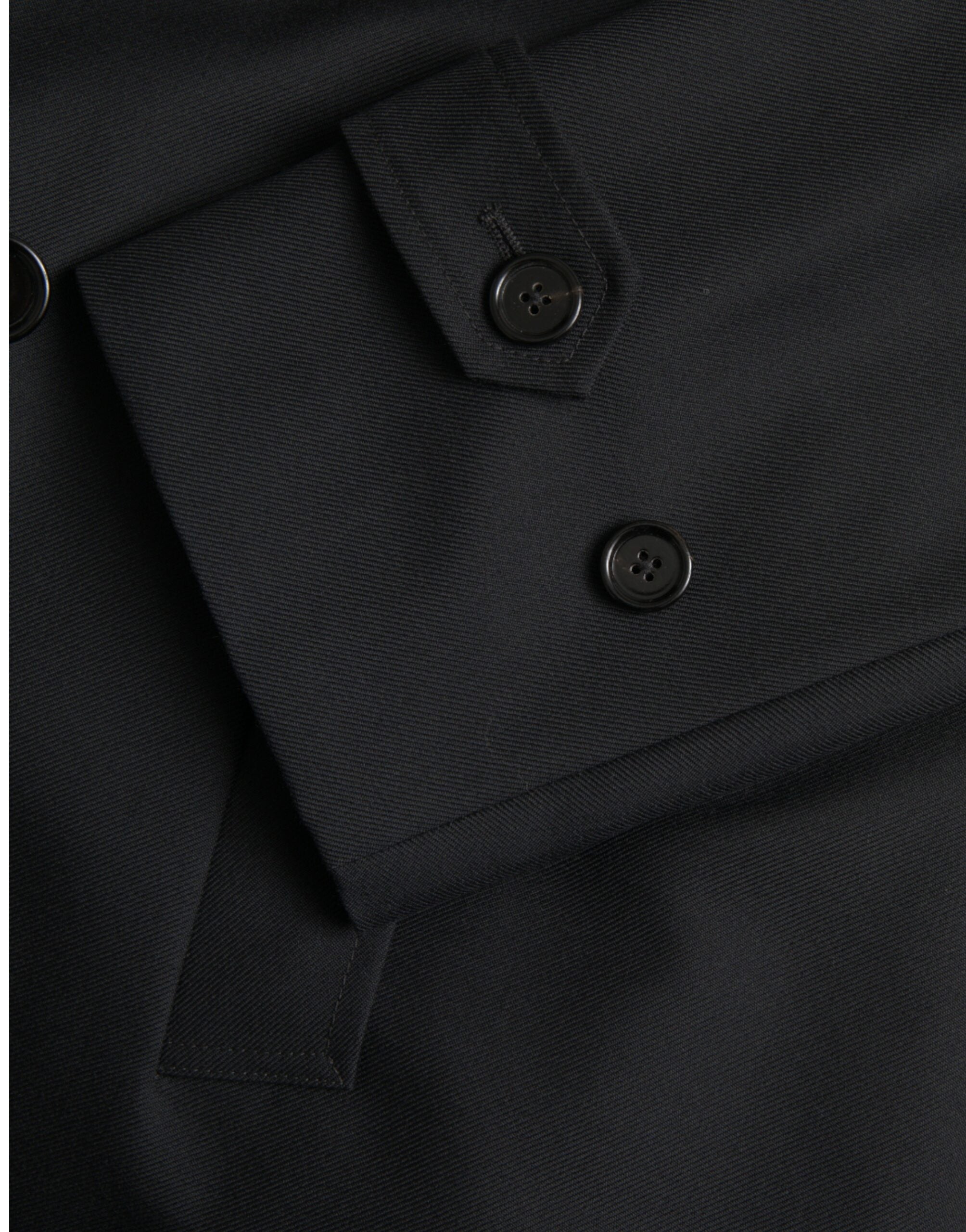 Dolce & Gabbana Black Double Breasted Trench Coat Jacket -   -  Dolce & Gabbana.