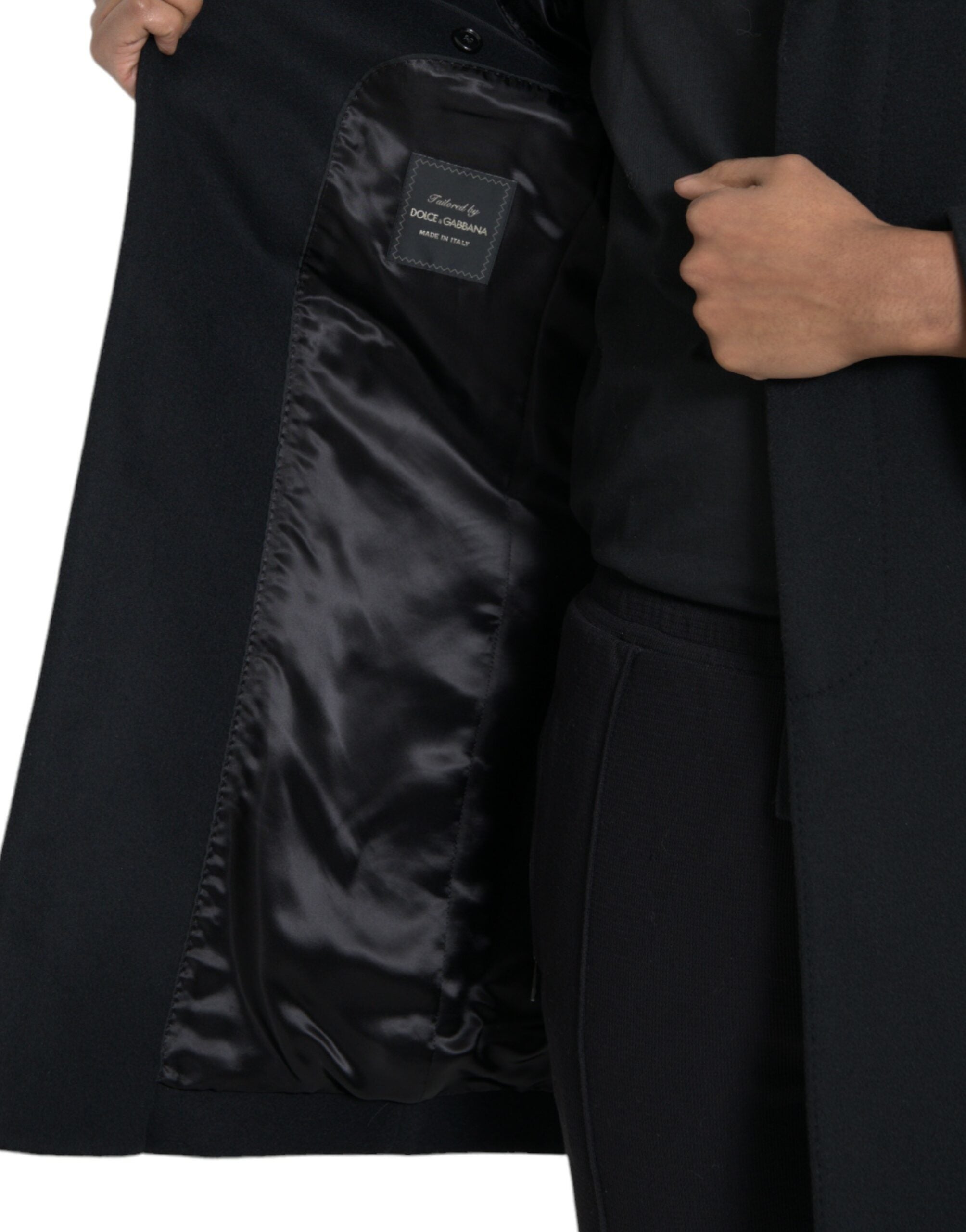 Dolce & Gabbana Black Single Breasted Trench Coat Jacket -   -  Dolce & Gabbana.