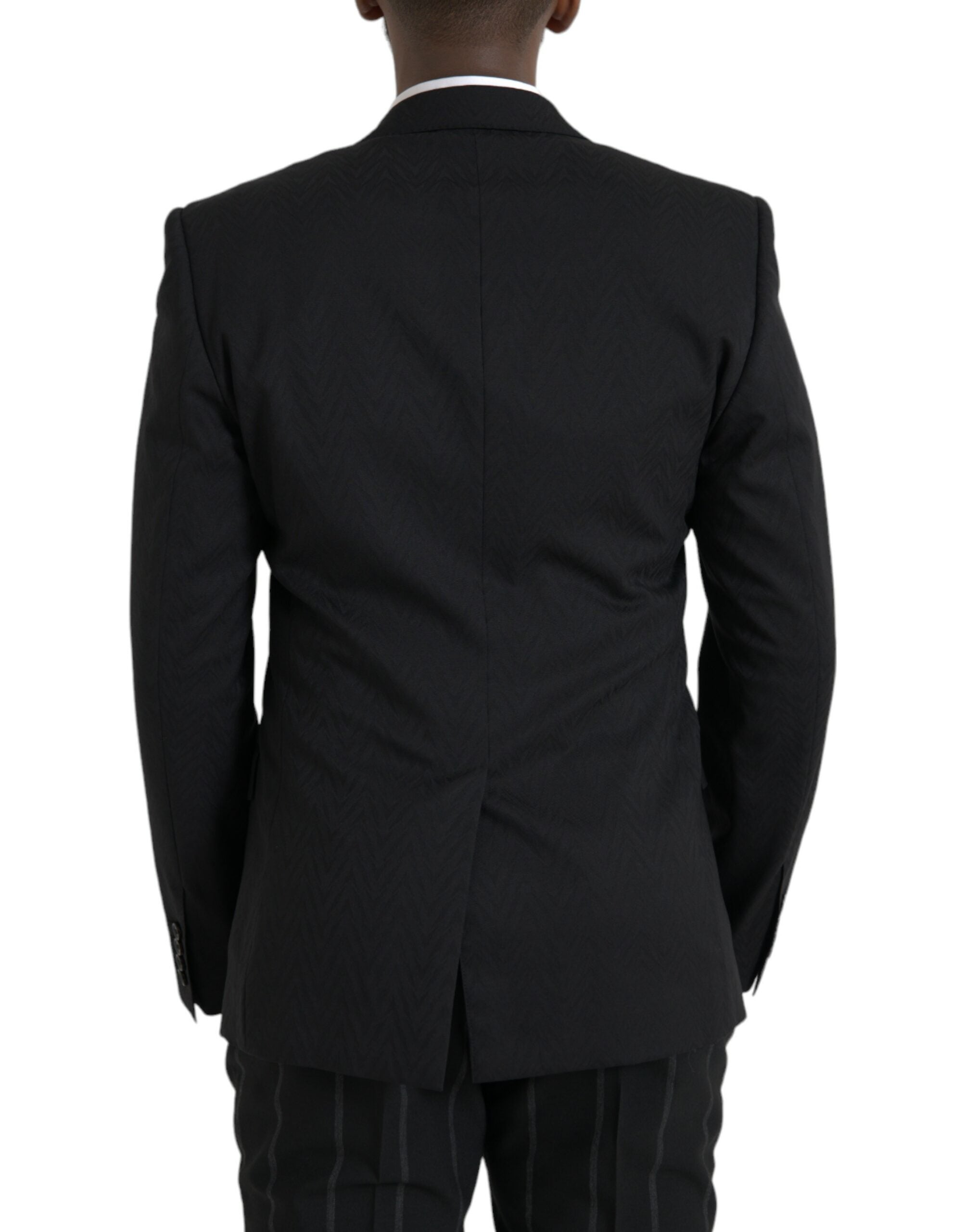 Dolce & Gabbana Black MARTINI Slim Fit Jacket Coat Blazer -   -  Dolce & Gabbana.