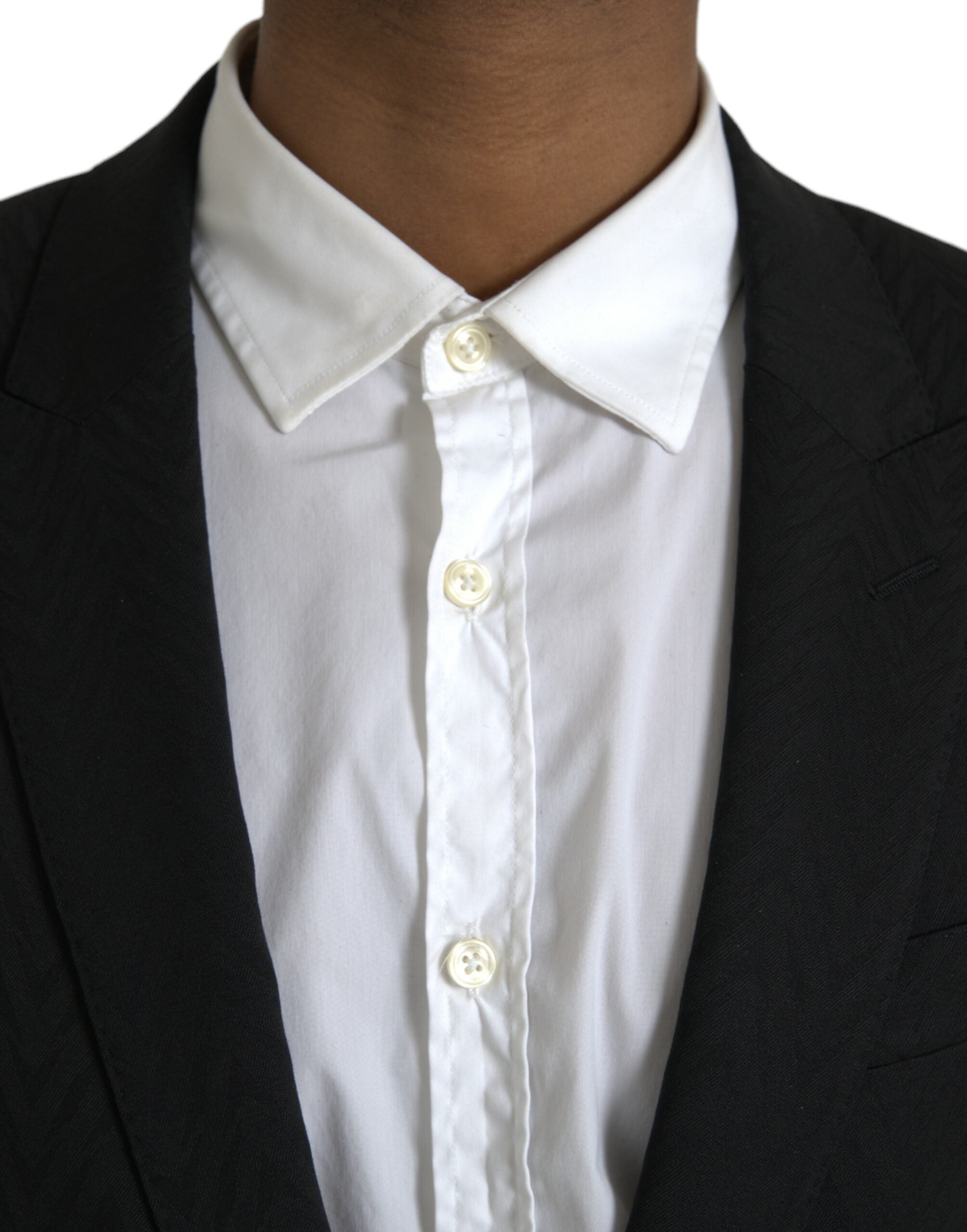 Dolce & Gabbana Black MARTINI Slim Fit Jacket Coat Blazer -   -  Dolce & Gabbana.