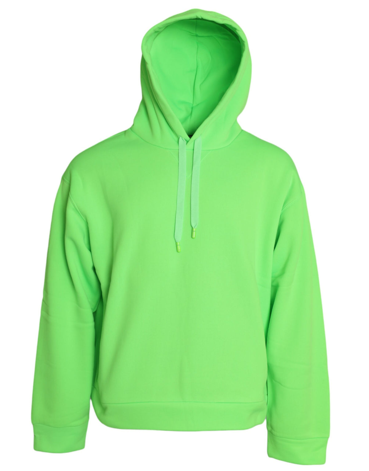 Dolce & Gabbana Neon Green Hooded Top Pullover Sweater -   -  Dolce & Gabbana.
