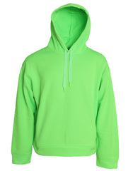 Dolce & Gabbana Neon Green Hooded Top Pullover Sweater -   -  Dolce & Gabbana.