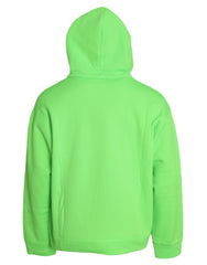 Dolce & Gabbana Neon Green Hooded Top Pullover Sweater -   -  Dolce & Gabbana.