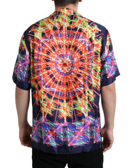 Dolce & Gabbana Multicolor Luminarie Silk Casual Shirt -   -  Dolce & Gabbana.