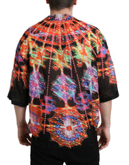 Dolce & Gabbana Multicolor Luminarie Print Cotton T-shirt -   -  Dolce & Gabbana.