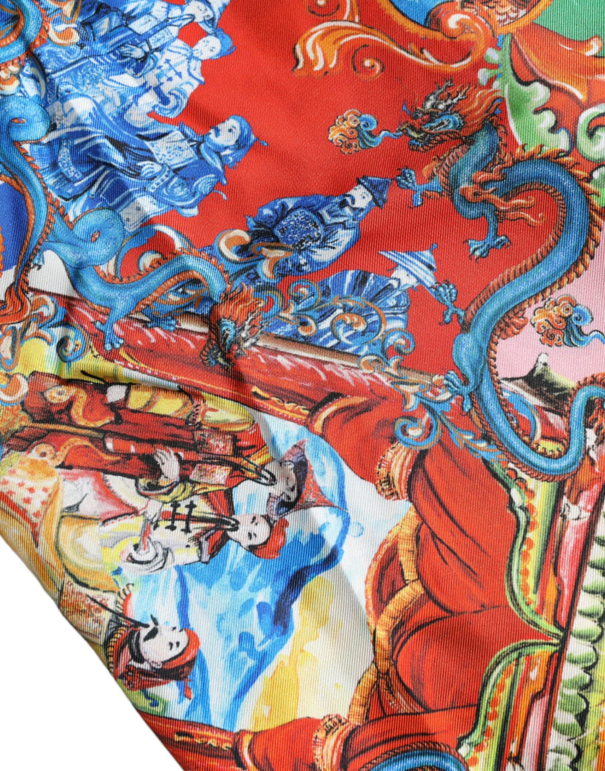 Dolce & Gabbana Multicolor Patterned Button Down Casual Shirt -   -  Dolce & Gabbana.