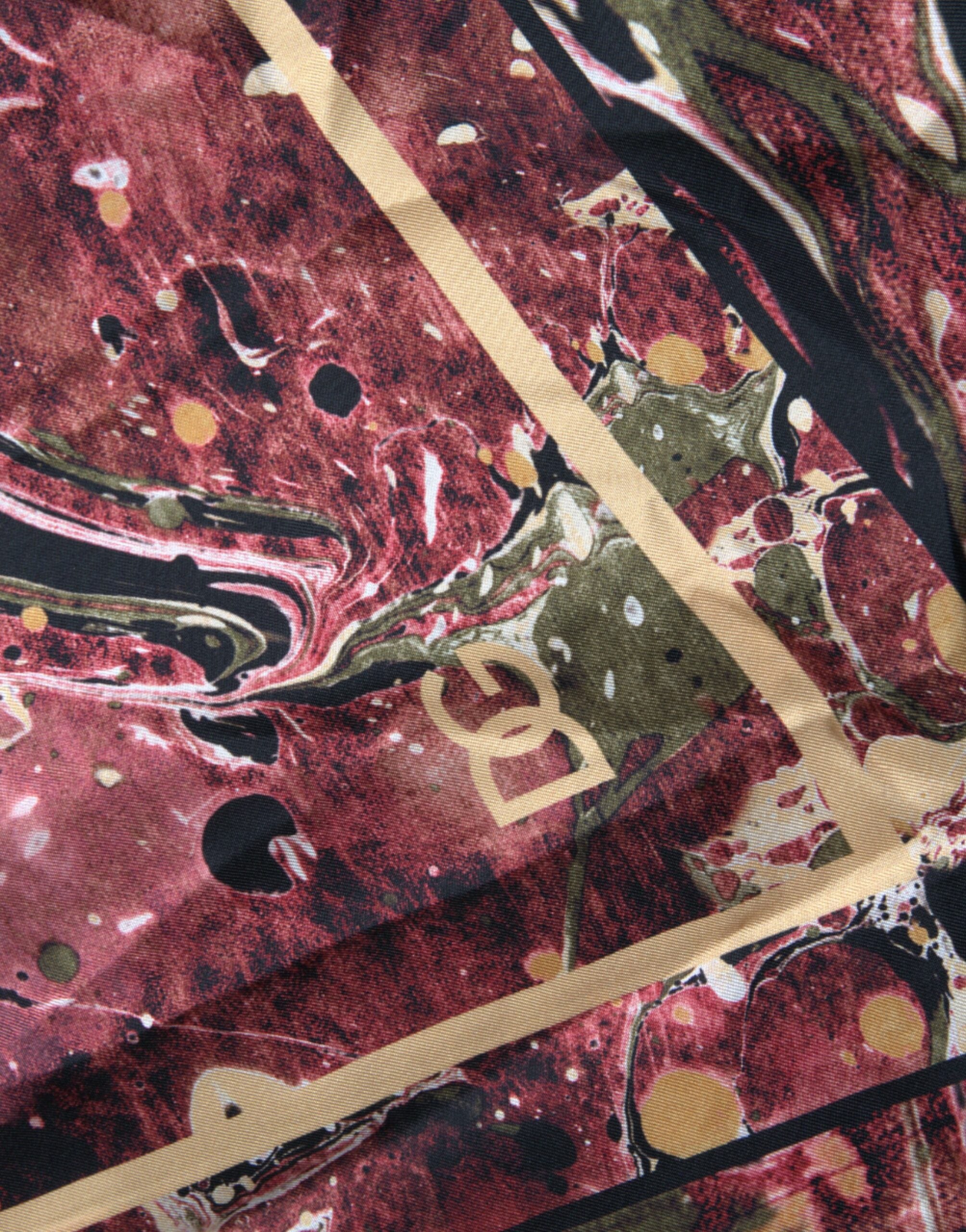 Dolce & Gabbana Multicolor Button Down Silk Shirt -   -  Dolce & Gabbana.