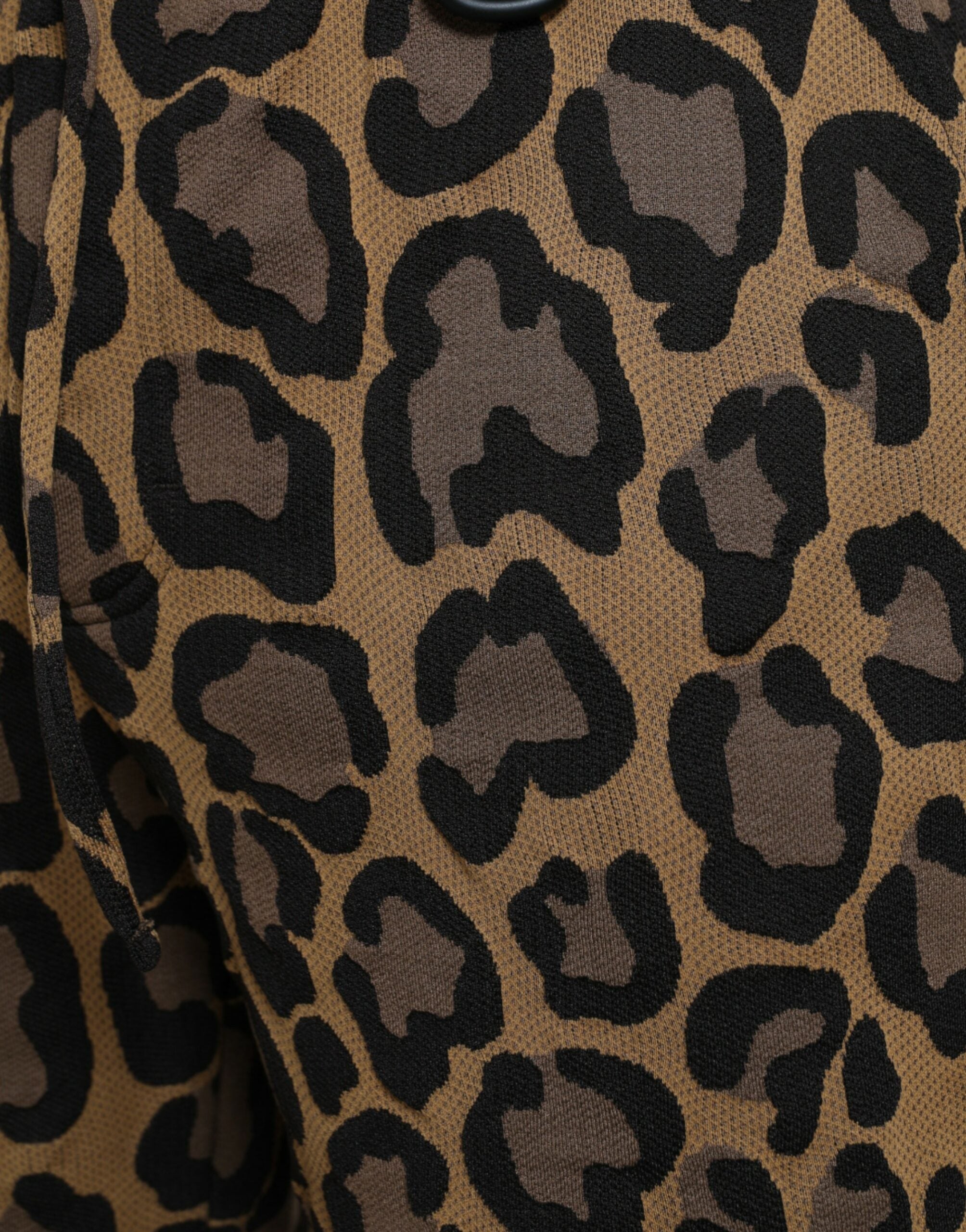 Dolce & Gabbana Brown Leopard Print Polyester Jogger Pants -   -  Dolce & Gabbana.