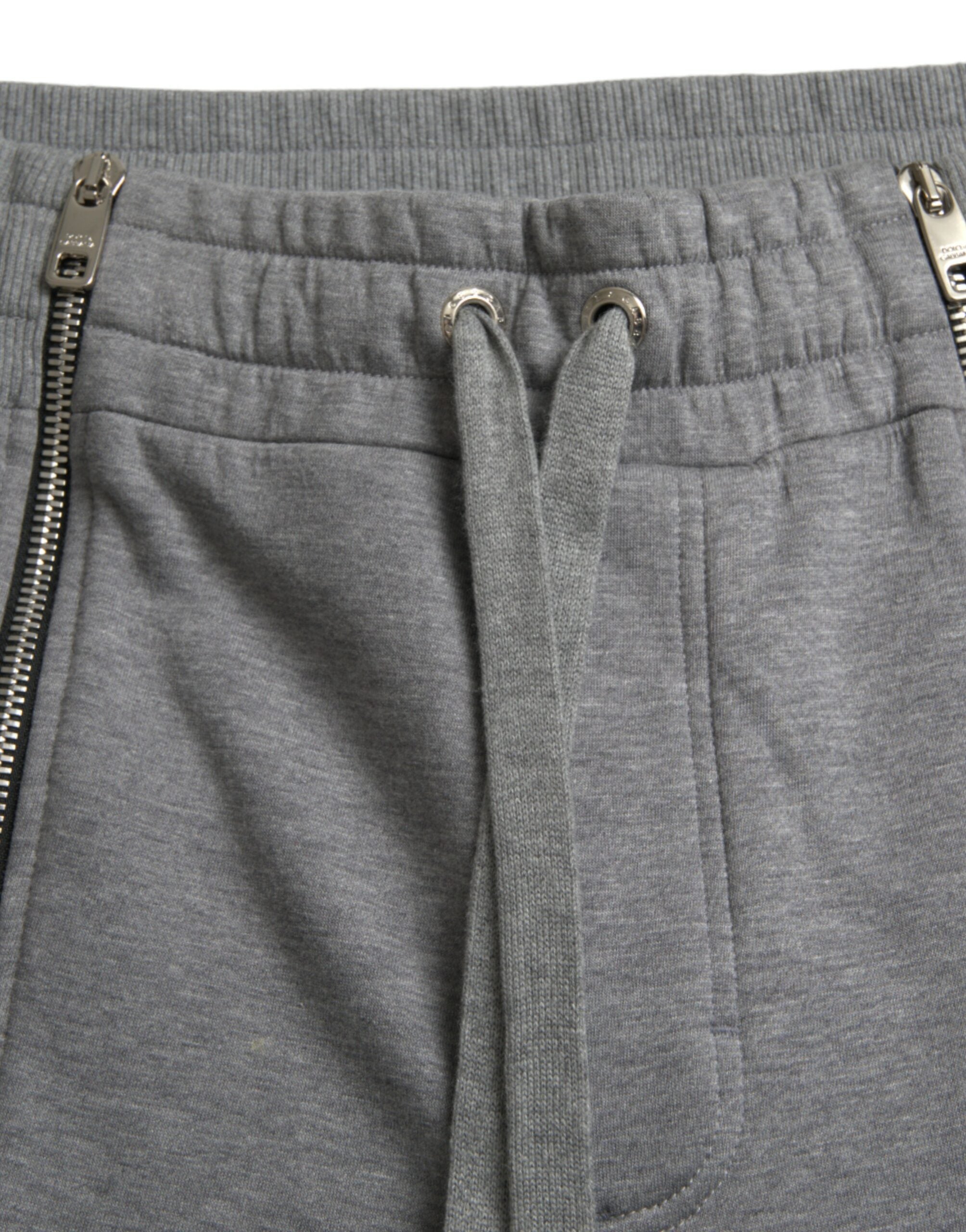 Dolce & Gabbana Gray Cotton Jogger Skinny Sweatpants Pants -   -  Dolce & Gabbana.