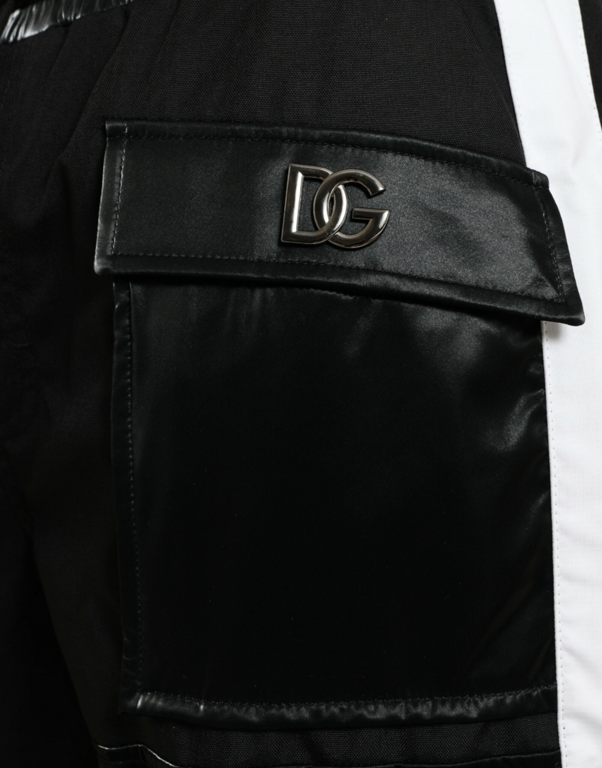 Dolce & Gabbana Black Nylon Cargo Jogger Men Sweatpants Pants -   -  Dolce & Gabbana.