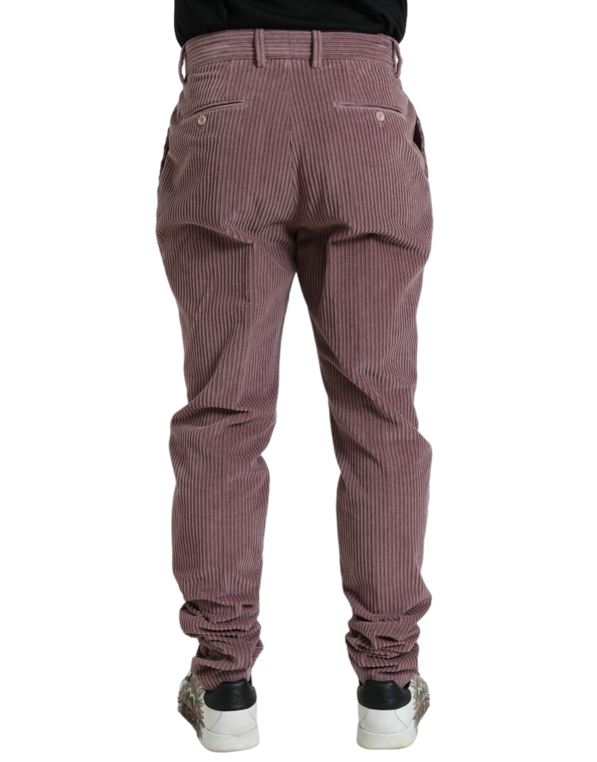 Dolce & Gabbana Purple Corduroy Cotton Stretch Skinny Pants -   -  Dolce & Gabbana.