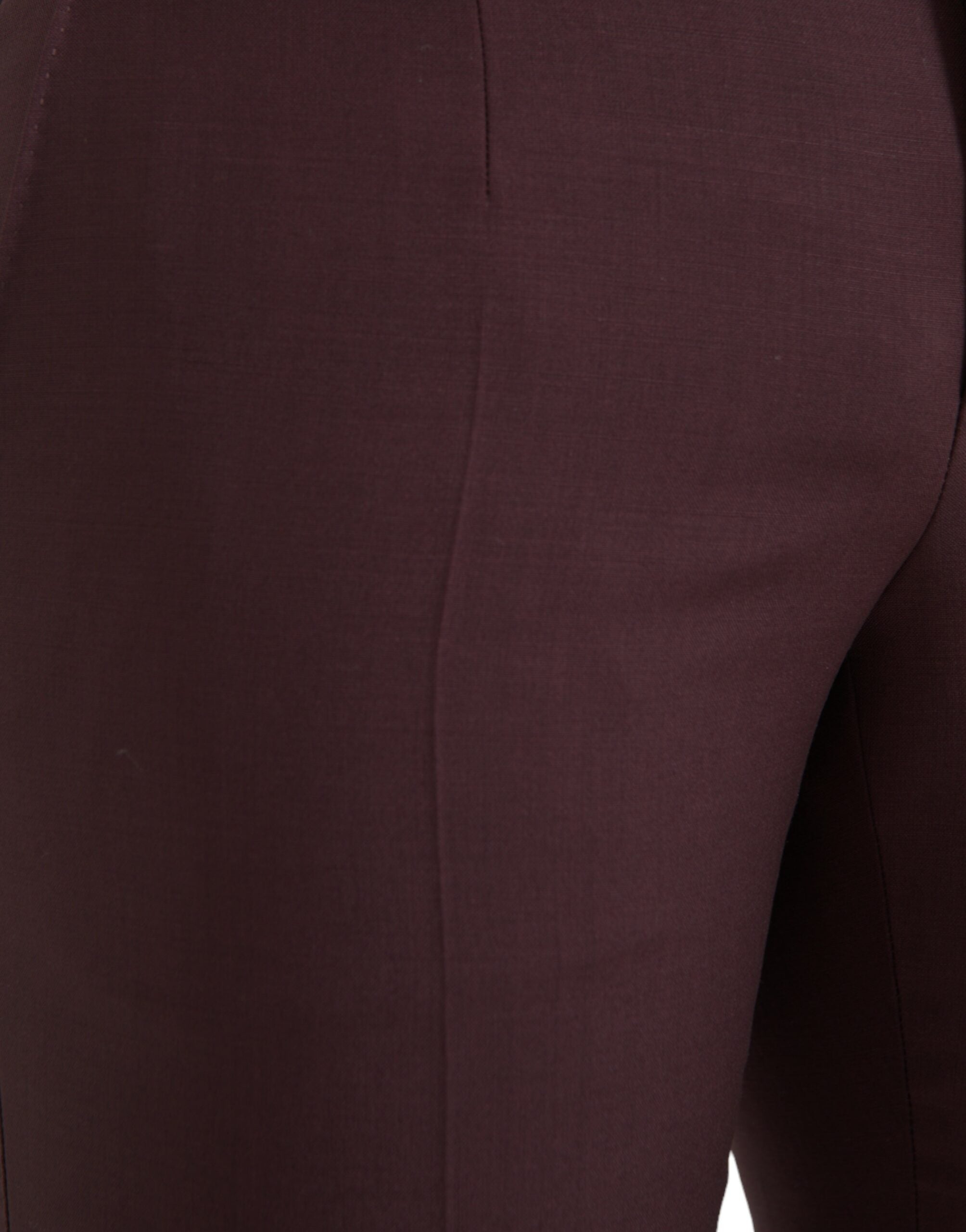 Dolce & Gabbana Maroon Wool Men Slim Fit Dress Pants -   -  Dolce & Gabbana.