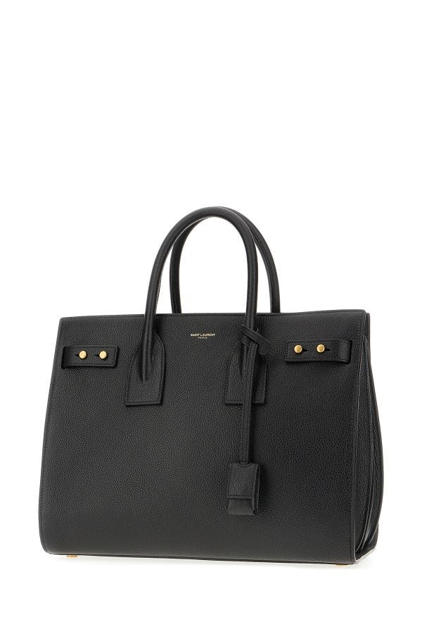 Saint Laurent Black Calf Leather Sac De Jour Handbag -   -  Saint Laurent.