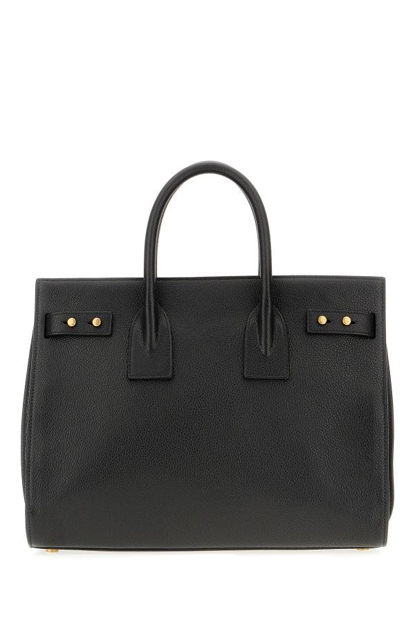 Saint Laurent Black Calf Leather Sac De Jour Handbag -   -  Saint Laurent.