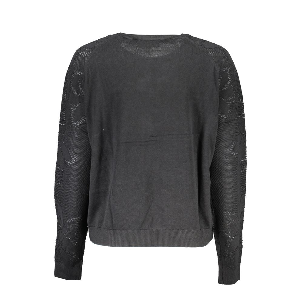 Desigual Black Cotton Sweater -   -  Desigual.
