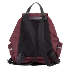 Burberry Medium Burgundy Econyl Nylon Rucksack Drawstring Backpack Bookbag -  Luxury Backpacks for Women -  Burberry.