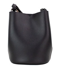 Burberry Lorne Small Black Haymarket Check Pebble Leather Bucket Handbag Purse -  Luxury Cross Body Bag for Women -  Burberry.