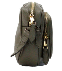 Burberry Small Branded Dark Fern Green Grainy Leather Camera Crossbody Bag -  Luxury Cross Body Bag for Women -  Burberry.