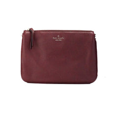 Kate Spade Jackson Cherrywood Leather Triple Gusset Crossbody Handbag Purse -  Luxury Cross Body Bag for Women -  Kate Spade.