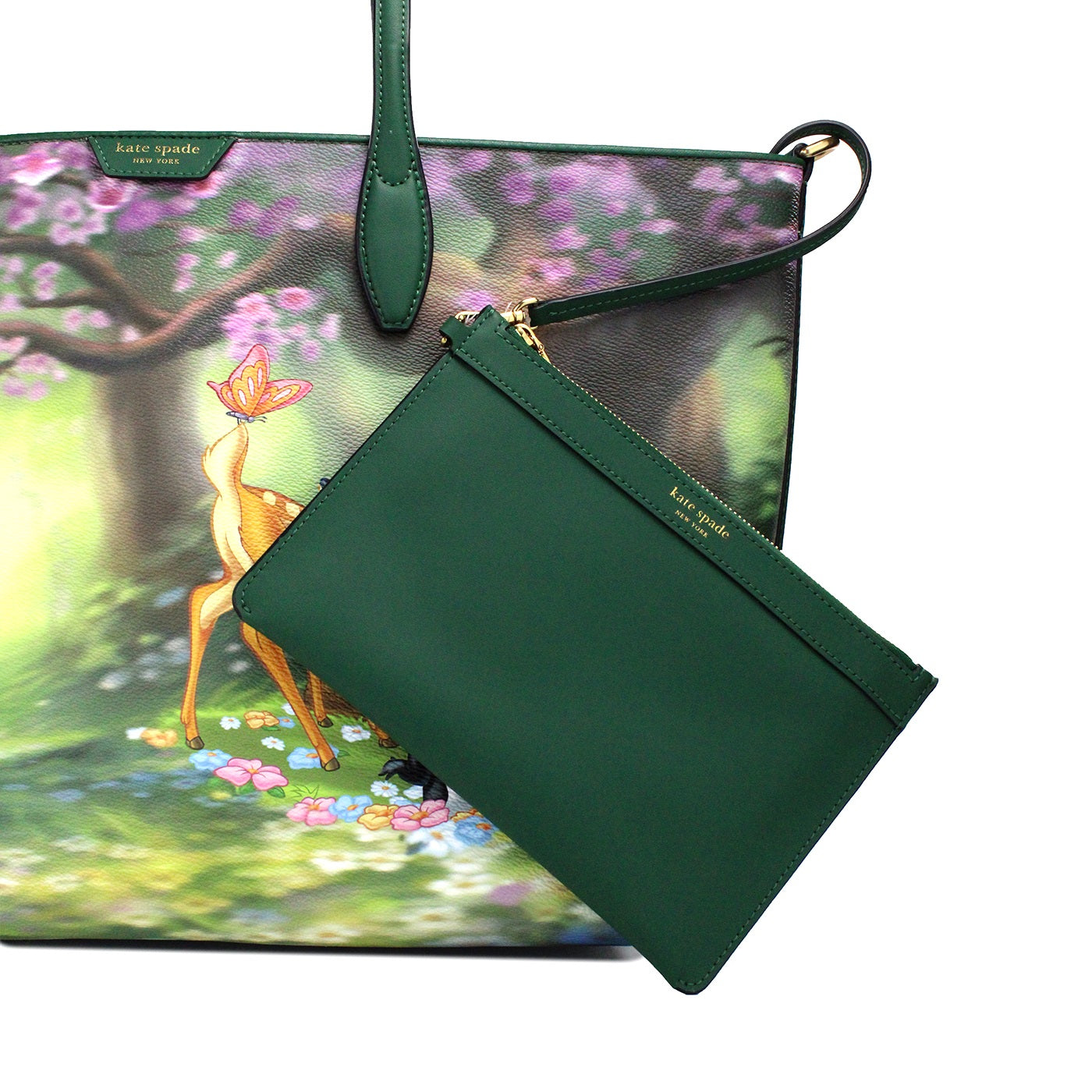 Kate Spade Disney Sutton Bambi Coated Canvas Shoulder Tote Handbag Purse -  Luxury Shopper Bag for Women -  Kate Spade.