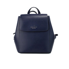 Kate Spade Madison Navy Saffiano Leather Medium Flap Shoulder Backpack Bag -  Luxury Handbags for Women -  Kate Spade.