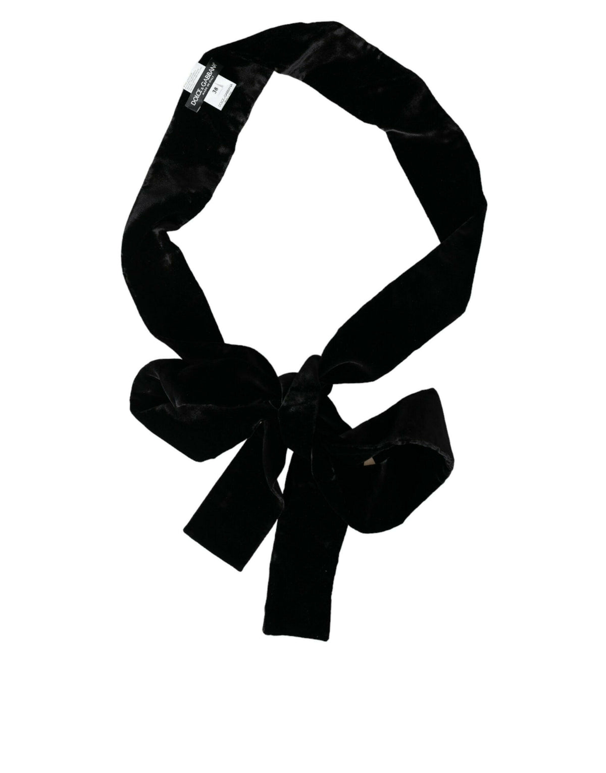 Dolce & Gabbana Black Viscose Wide Waist Women Belt -   -  Dolce & Gabbana.