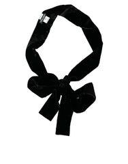 Dolce & Gabbana Black Viscose Wide Waist Women Belt -   -  Dolce & Gabbana.
