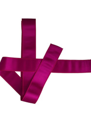 Dolce & Gabbana Fuchsia Pink Silk Waist Women Belt -   -  Dolce & Gabbana.