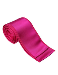 Dolce & Gabbana Fuchsia Pink Silk Waist Women Belt -   -  Dolce & Gabbana.