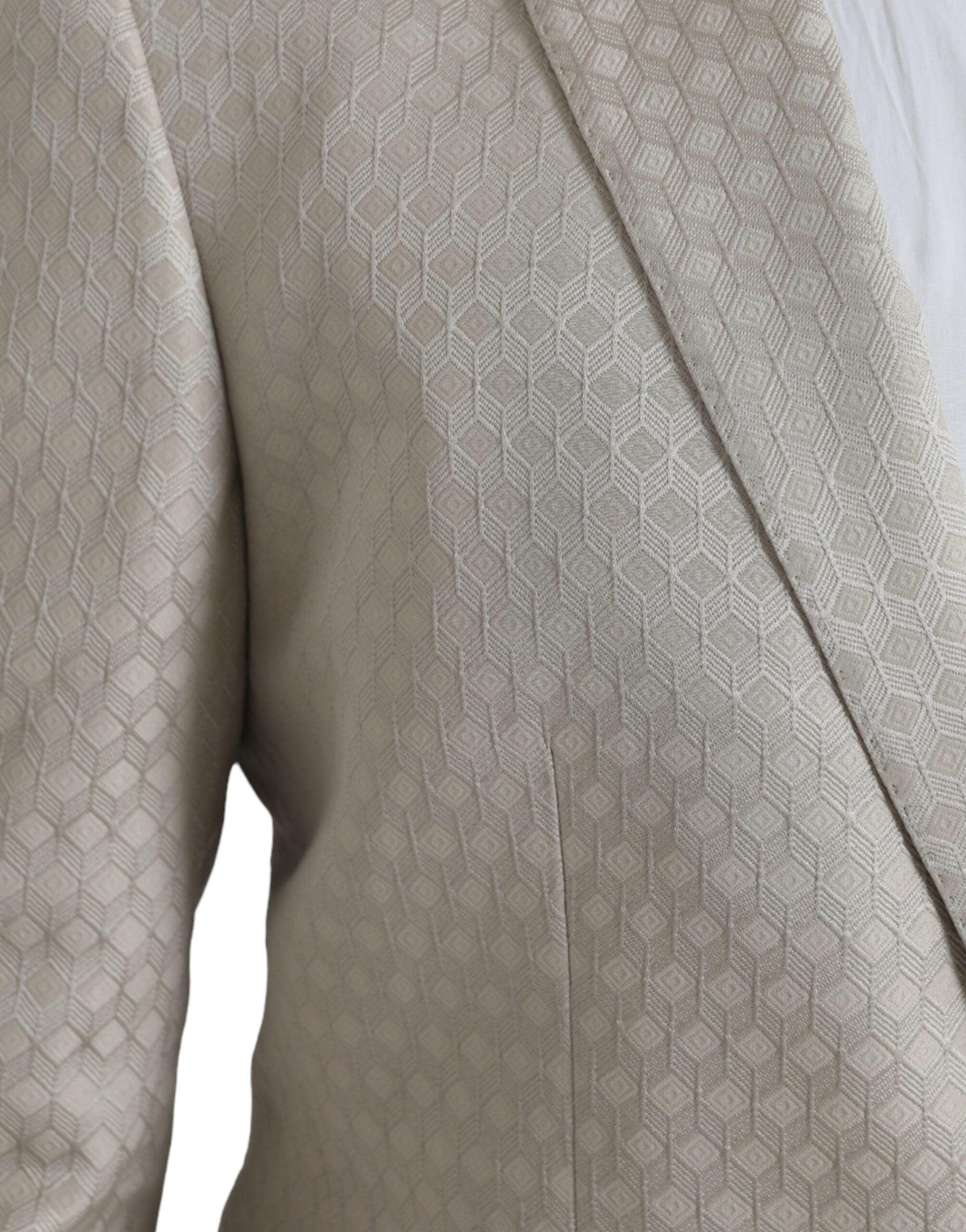 Dolce & Gabbana Beige MARTINI Single Breasted Coat Blazer -   -  Dolce & Gabbana.