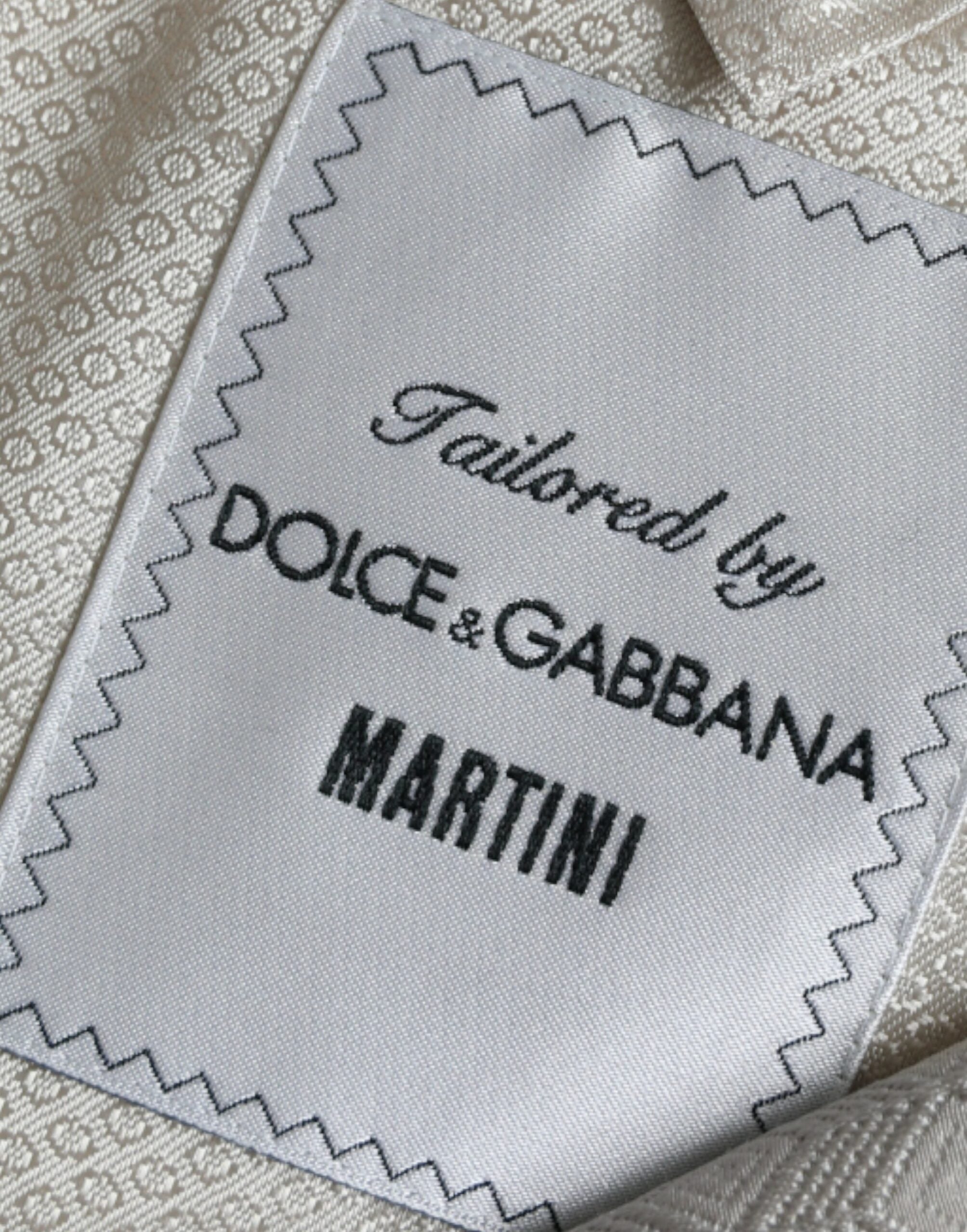 Dolce & Gabbana Beige MARTINI Single Breasted Coat Blazer -   -  Dolce & Gabbana.