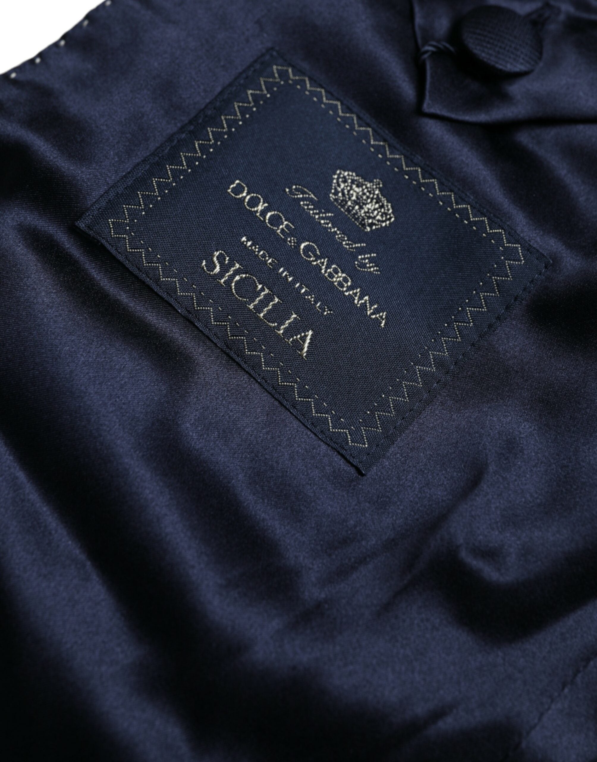 Dolce & Gabbana Gold SICILIA Jacquard Single Breasted Coat Blazer -   -  Dolce & Gabbana.