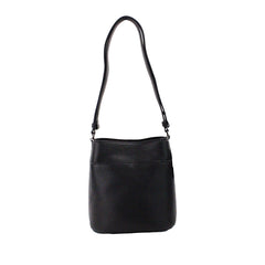 Kate Spade Leila Small Black Pebbled Leather Bucket Shoulder Crossbody Bag -  Luxury Cross Body Bag for Women -  Kate Spade.