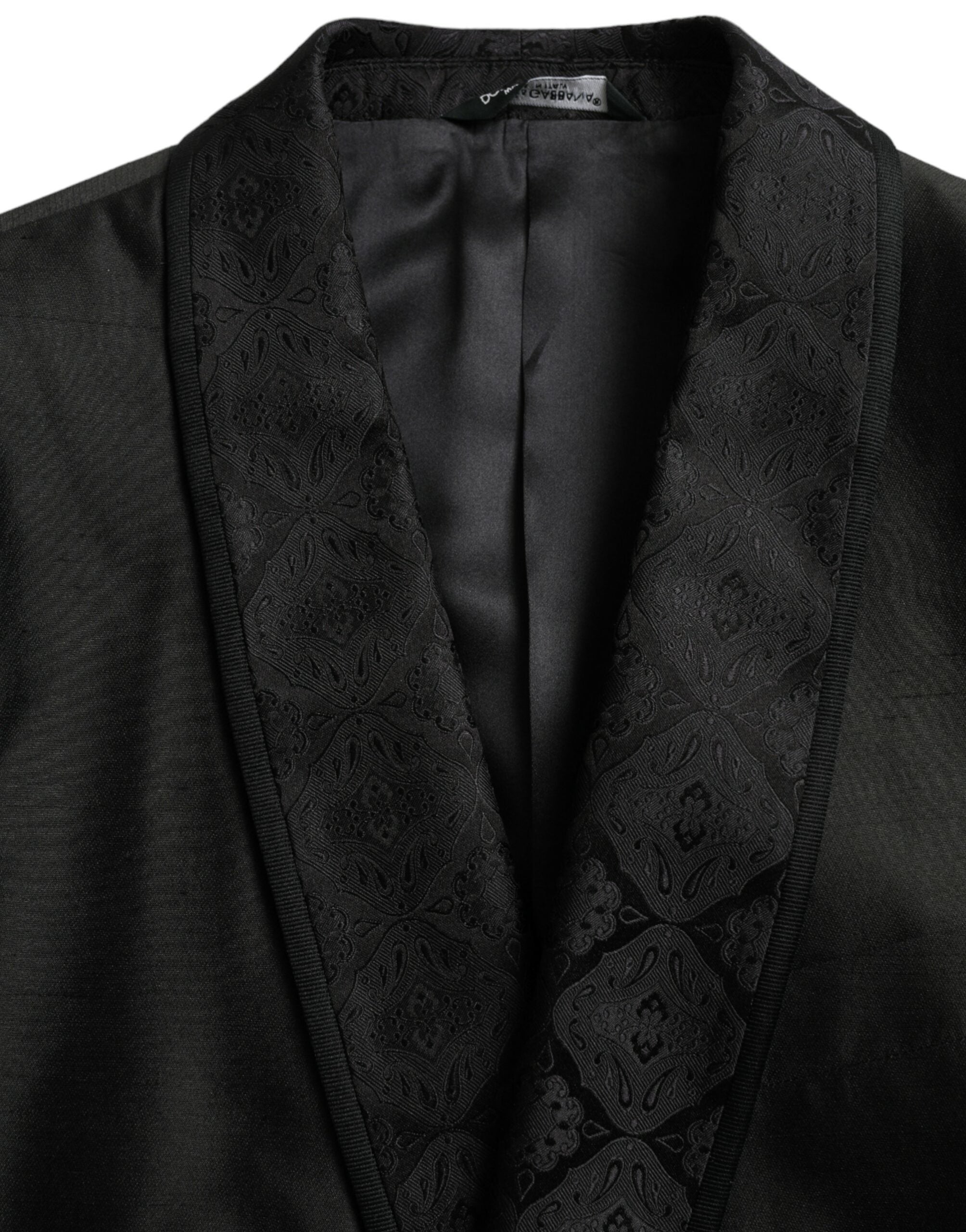 Dolce & Gabbana Black MARTINI Single Breasted Coat Blazer -   -  Dolce & Gabbana.