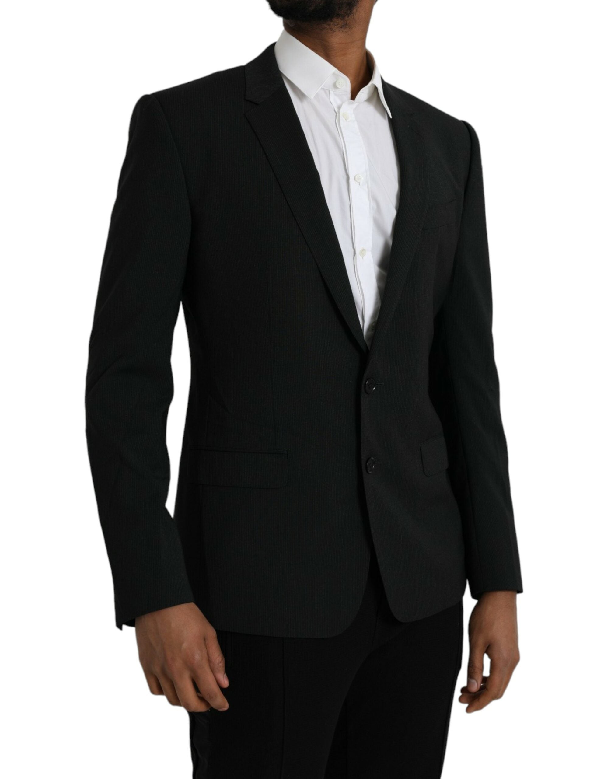 Dolce & Gabbana Blue MARTINI Shawl Single Breasted Blazer -   -  Dolce & Gabbana.