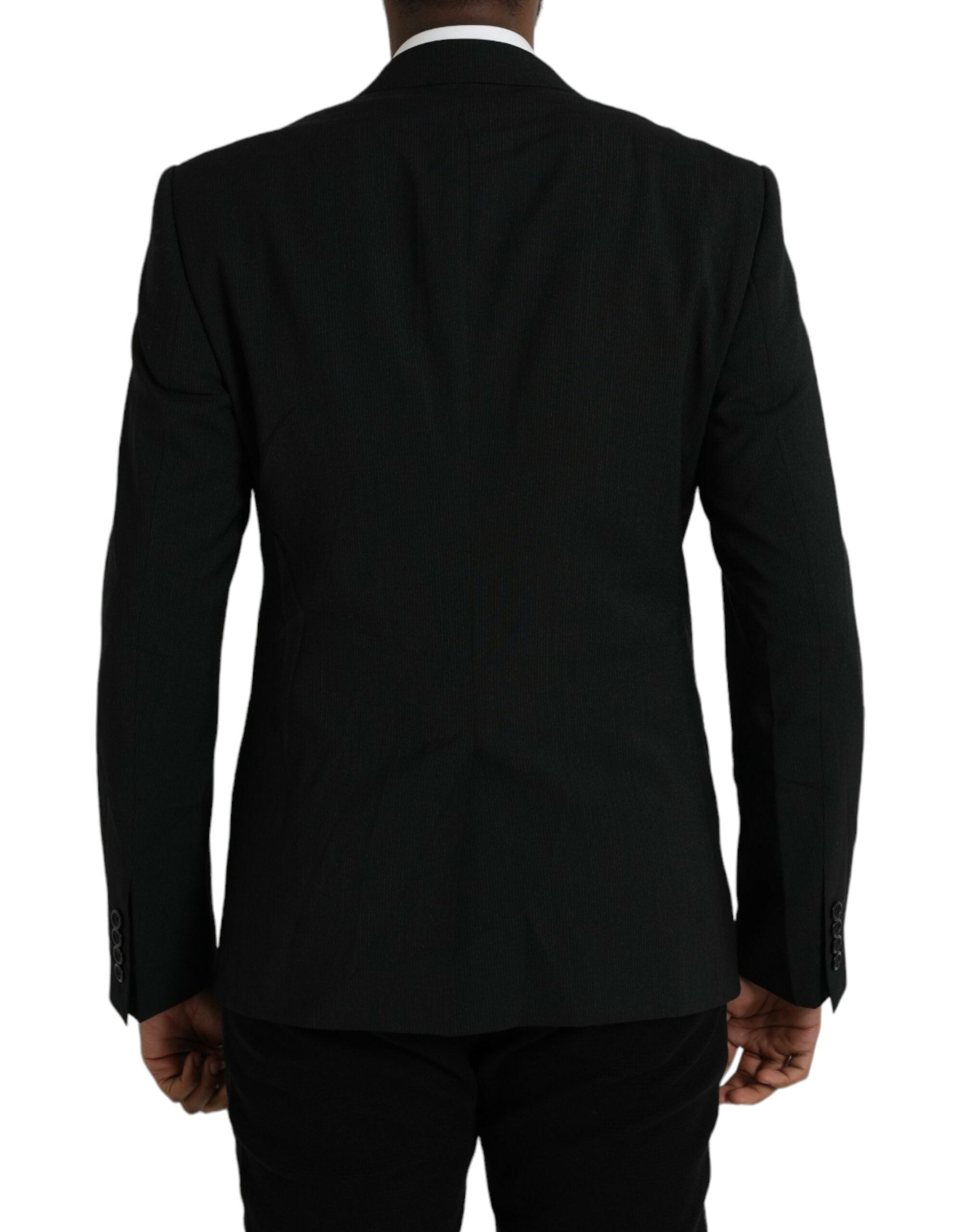 Dolce & Gabbana Blue MARTINI Shawl Single Breasted Blazer -   -  Dolce & Gabbana.