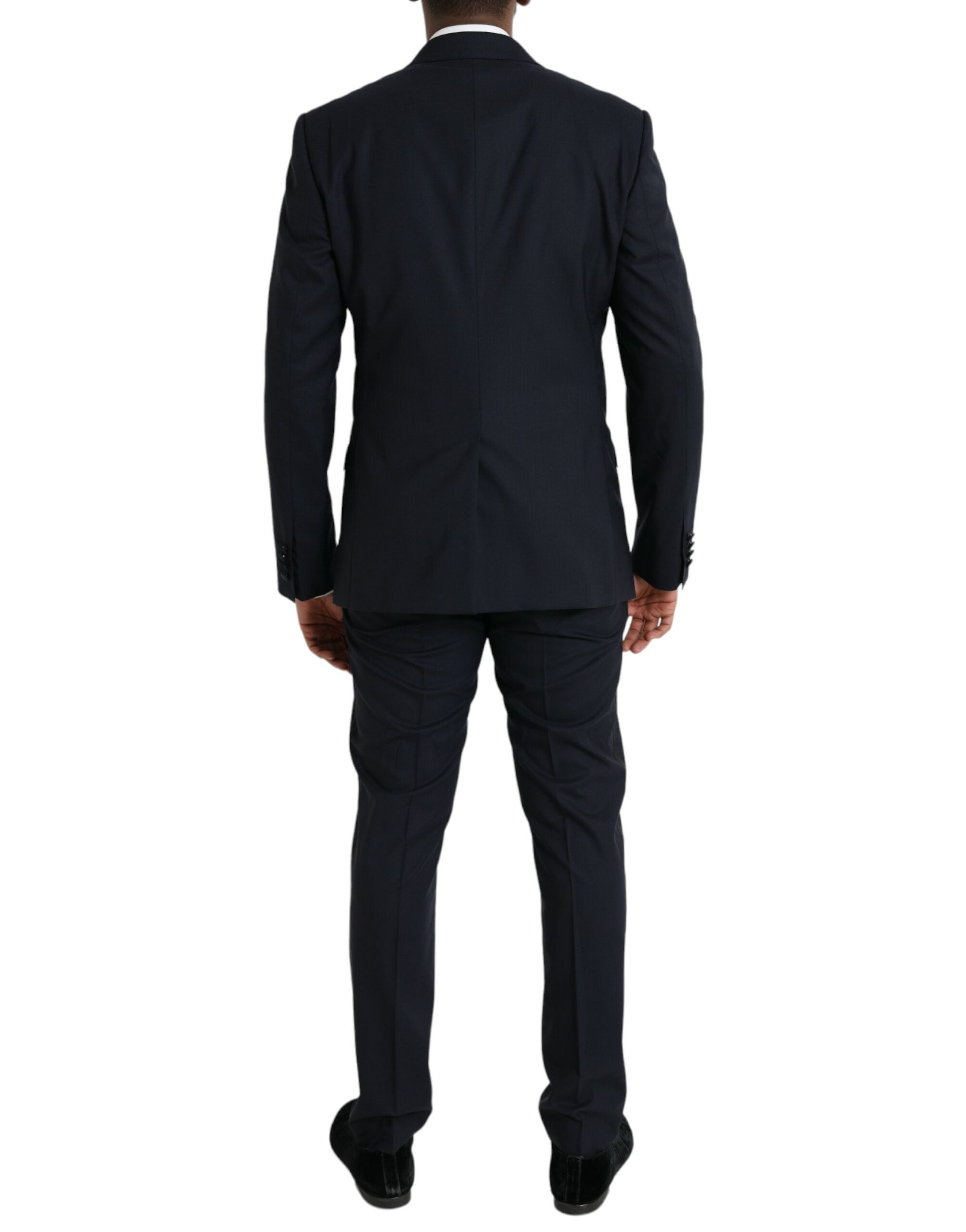 Dolce & Gabbana Dark Blue MARTINI Wool Formal 3 Piece Suit -   -  Dolce & Gabbana.