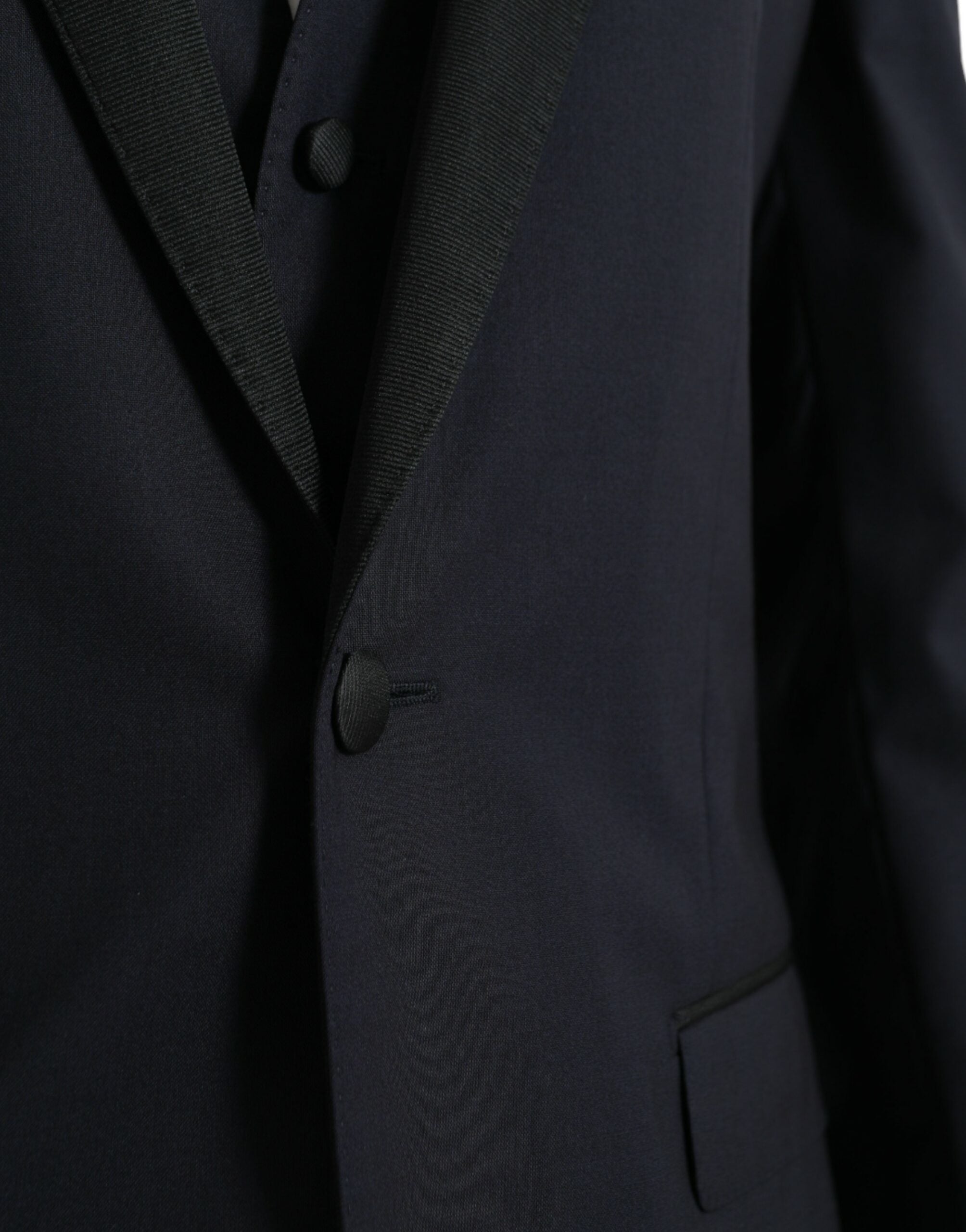 Dolce & Gabbana Dark Blue MARTINI Wool Formal 3 Piece Suit -   -  Dolce & Gabbana.