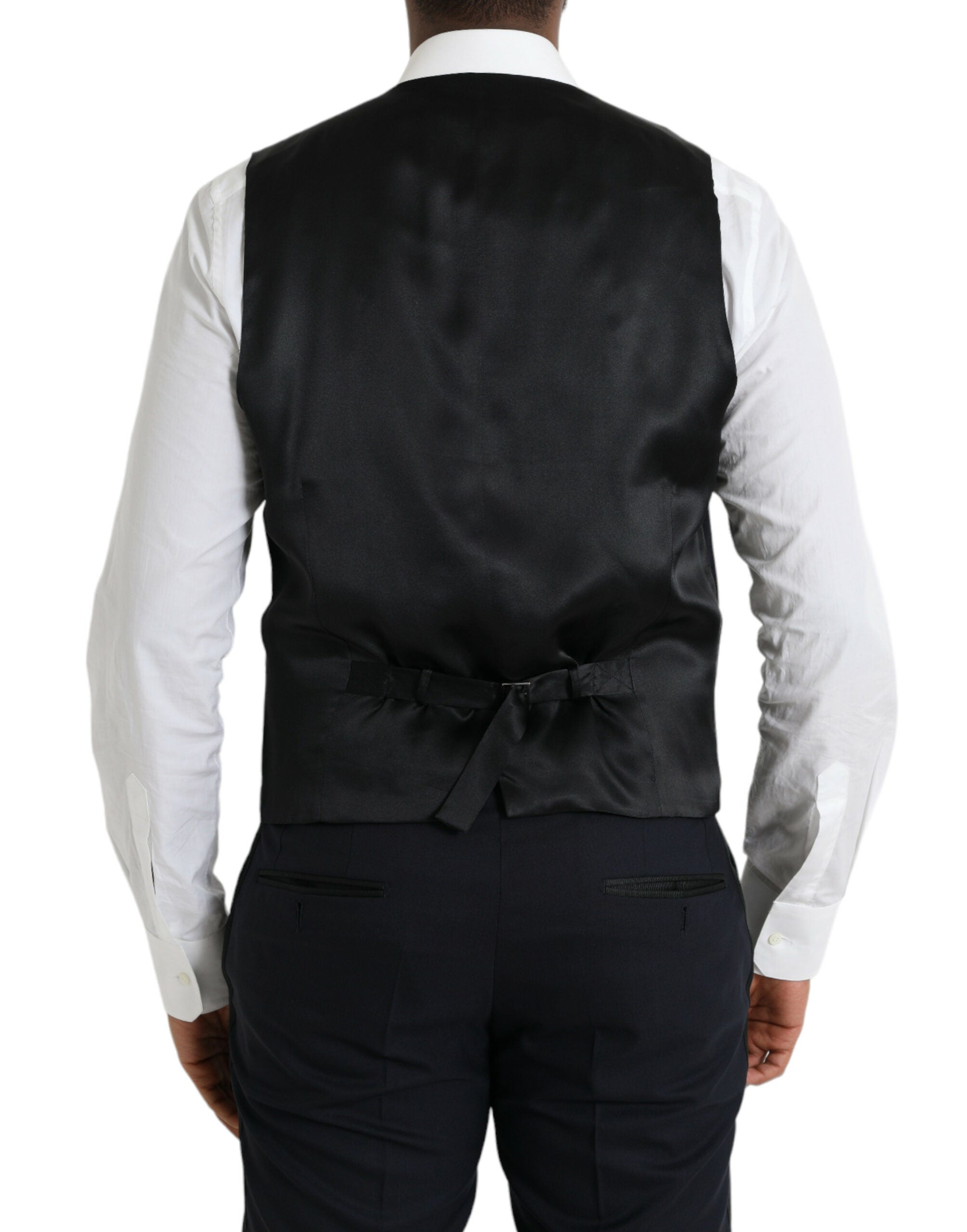 Dolce & Gabbana Dark Blue MARTINI Wool Formal 3 Piece Suit -   -  Dolce & Gabbana.