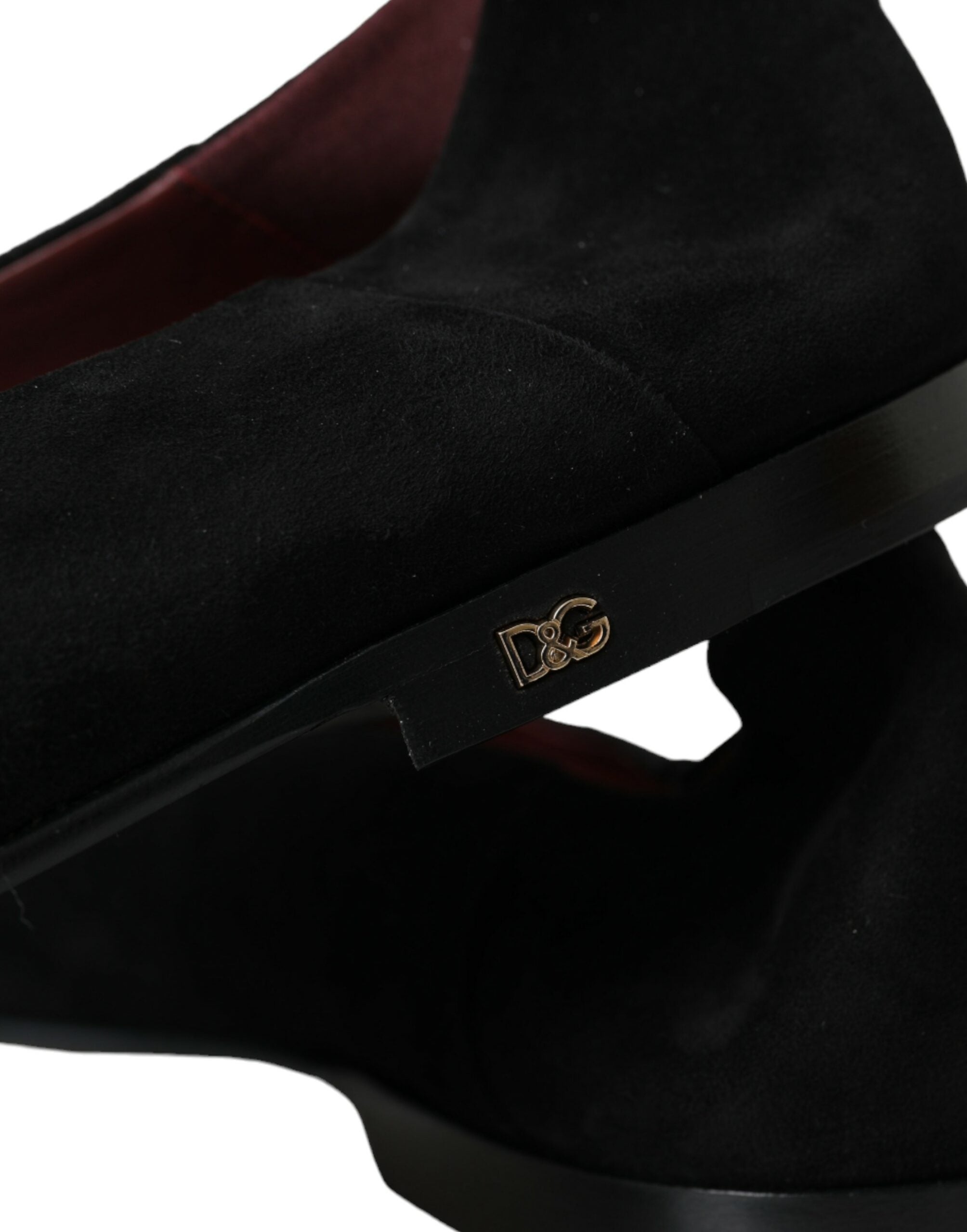 Dolce & Gabbana Black Suede Loafers Formal Dress Slip On Shoes -   -  Dolce & Gabbana.