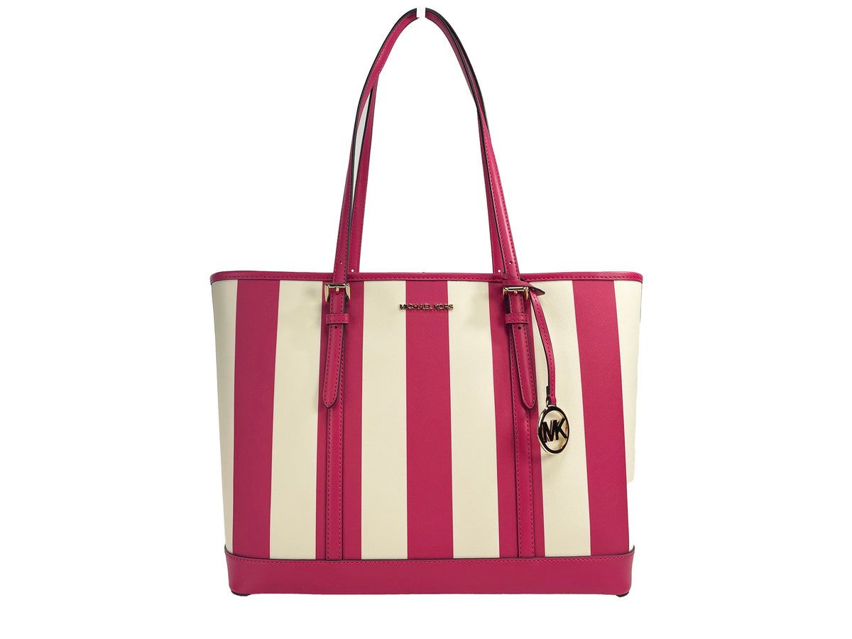 Michael Kors Jet Set Travel Large TZ Shoulder PVC Tote Bag Purse Pink -  Luxury Shoulder Bag for Women -  Michael Kors.