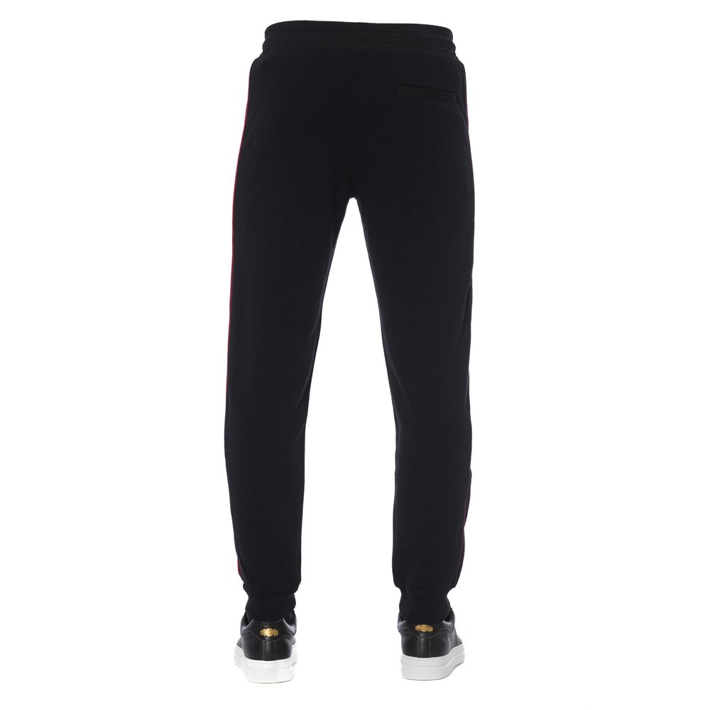 Trussardi Black Cotton Men's Sports Pant -   -  Trussardi.