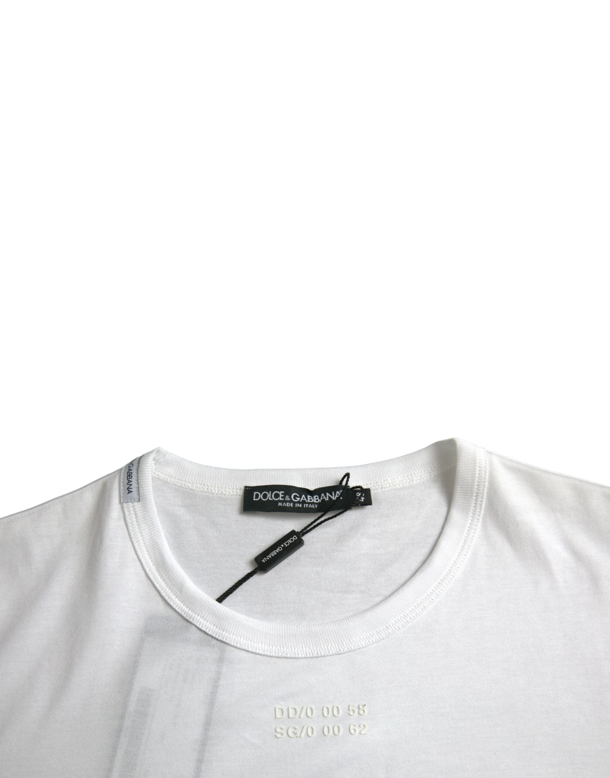 Dolce & Gabbana White Cotton Pocket Short Sleeves T-shirt -   -  Dolce & Gabbana.