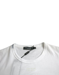 Dolce & Gabbana White Cotton Pocket Short Sleeves T-shirt -   -  Dolce & Gabbana.