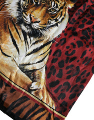 Dolce & Gabbana Multicolor Tiger Print Cotton Short Sleeves T-shirt -   -  Dolce & Gabbana.