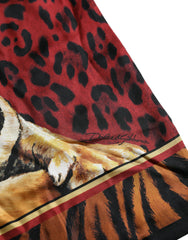 Dolce & Gabbana Multicolor Tiger Print Cotton Short Sleeves T-shirt -   -  Dolce & Gabbana.
