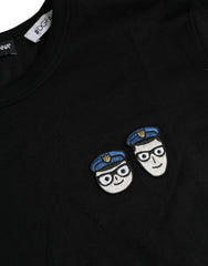Dolce & Gabbana Black #DGFamily Cotton Crew Neck T-shirt -   -  Dolce & Gabbana.