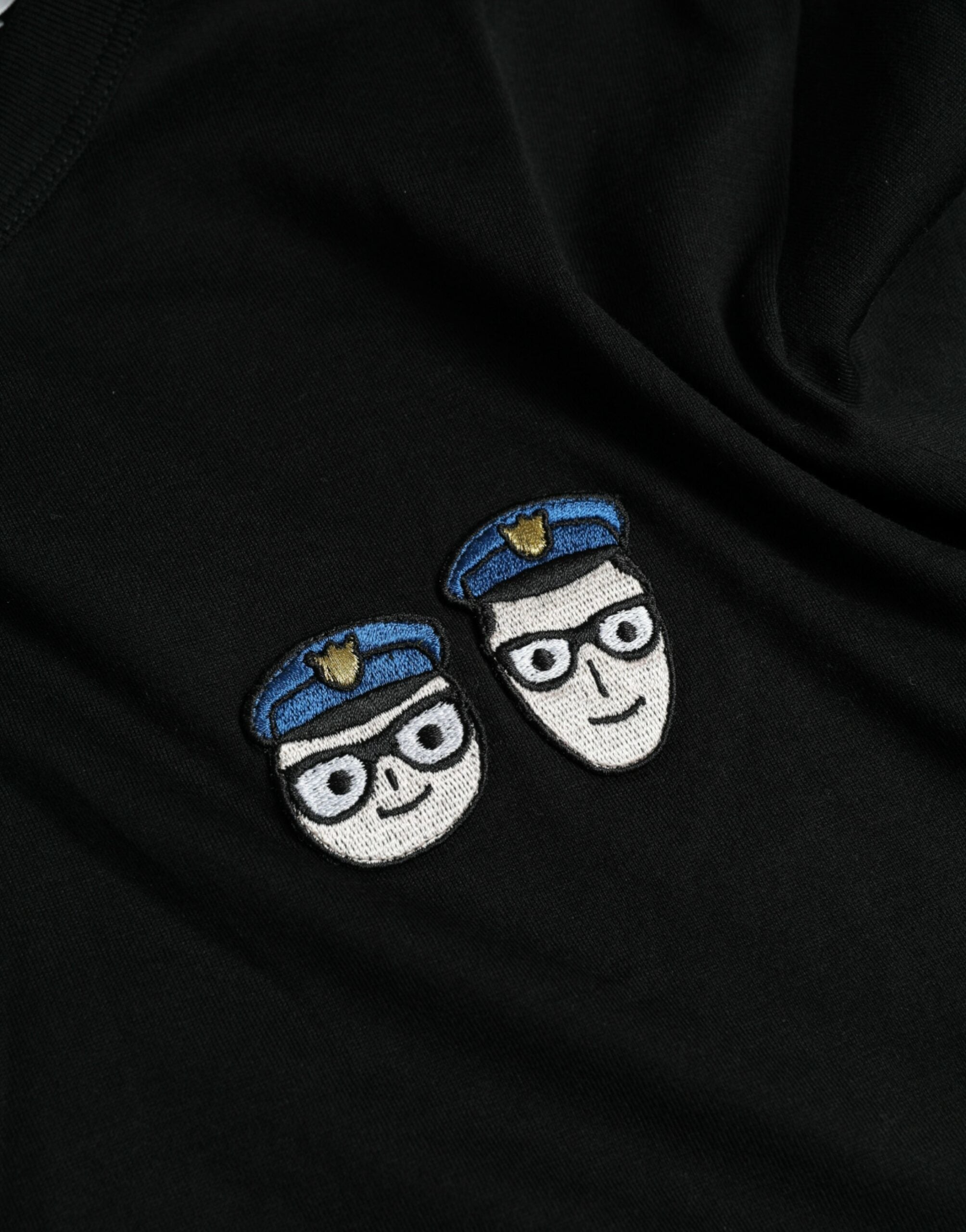 Dolce & Gabbana Black #DGFamily Cotton Crew Neck T-shirt -   -  Dolce & Gabbana.