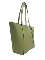 Michael Kors Large Pratt Shoulder Zip Tote Bag Light Sage -  Luxury Shopper Bag for Women -  Michael Kors.