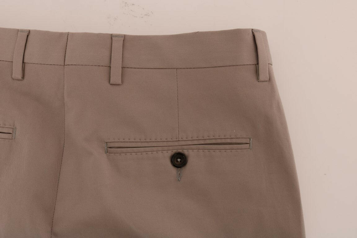 Dolce & Gabbana Beige Cotton Stretch Chinos Pants -   -  Dolce & Gabbana.